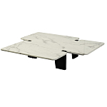 Стол журнальный низкий с фигурной столешницей Threshold варинант исполнения - 1 | Loft Concept в Костроме