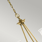 Люстра с прозрачными плафонами из пузырчатого стекла Kichler варинант исполнения - 5 | Loft Concept в Костроме