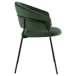 Стул в велюре зеленого цвета Horizon варинант исполнения - 3 | Loft Concept в Костроме