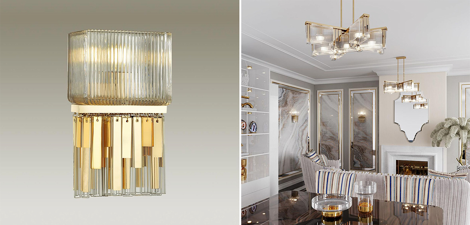 Бра Madelen Gold Wall Lamp Бра Madelen Gold Wall Lamp - Loft-Concept в Костроме