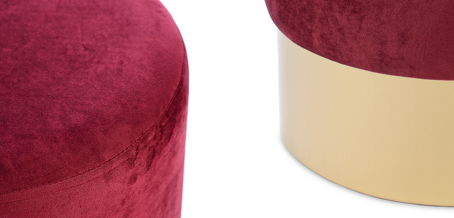 Пуф Una Puff burgundy Пуф Una Puff burgundy - Loft-Concept в Костроме