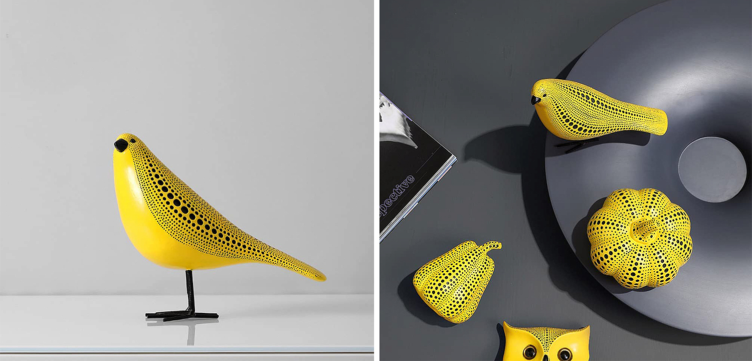 Статуэтка птичка Kusama Yayoi Статуэтка птичка Kusama Yayoi - Loft-Concept в Костроме
