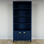 Книжный Стеллаж Elsa Dreams Blue с задней стенкой варинант исполнения - 5 | Loft Concept в Костроме