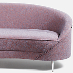 Диван Paulet Sofa Сиреневое Букле варинант исполнения - 1 | Loft Concept в Костроме