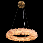 Люстра кольцевая с частичками натурального горного хрусталя Crystal Shimmer варинант исполнения - 1 | Loft Concept в Костроме