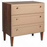 Комод бежевый из массива бука с 3-мя ящиками Wenge Light варинант исполнения - 1 | Loft Concept в Костроме