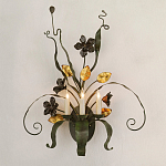 Бра с цветами и листьями Paradise Bush варинант исполнения - 3 | Loft Concept в Костроме