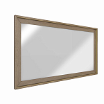 Зеркало прямоугольное с классической деревянной рамой Flowchart варинант исполнения - 1 | Loft Concept в Костроме