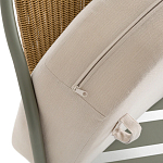 Садовое кресло с каркасом из стали Kenneth Chair варинант исполнения - 6 | Loft Concept в Костроме