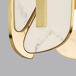 Люстра с мраморными вставками Marble Plates варинант исполнения - 4 | Loft Concept в Костроме