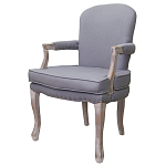 Кресло Aubrey Classical Armchair grey flax варинант исполнения - 3 | Loft Concept в Костроме