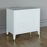 Прикроватная тумбочка с полкой Elsa Dreams White варинант исполнения - 4 | Loft Concept в Костроме