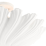 Потолочный светильник белый с рельефным абажуром Feminine Shape варинант исполнения - 1 | Loft Concept в Костроме