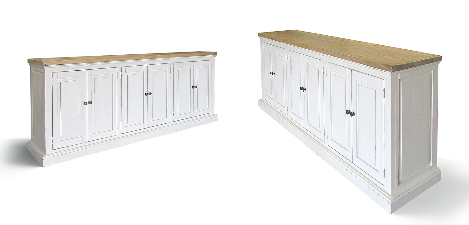 Комод длинный в стиле прованс Lazzaro Provence HARMONIE Antique White Белый Комод длинный в стиле прованс Lazzaro Provence HARMONIE Antique White Белый - Loft-Concept в Костроме