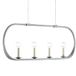 Люстра линейная в овальной раме Traditional Clean Lines варинант исполнения - 2 | Loft Concept в Костроме