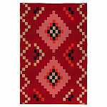 Плед хлопковый по мотивам башкирских орнаментов Ural and Siberian Patterns варинант исполнения - 1 | Loft Concept в Костроме