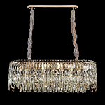 Люстра овальная с хрустальными подвесками Roul Crystal Light варинант исполнения - 1 | Loft Concept в Костроме