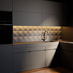 Гипсовая 3D панель с принтографией PM-104 варинант исполнения - 2 | Loft Concept в Костроме