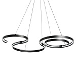 Люстра подвесная светодиодная в виде волнообразной ленты Ribbon Vortex варинант исполнения - 1 | Loft Concept в Костроме