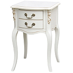 Прикроватная тумба в стиле прованс с 2-мя ящиками Paule Montmartre Provence Bedside Table варинант исполнения - 1 | Loft Concept в Костроме