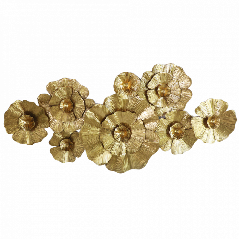 Панно настенное Blank Sheet Delicate Flower Золотой Панно настенное Blank Sheet Delicate Flower Золотой в Костроме | Loft Concept