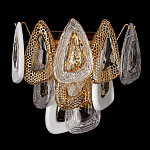 Бра с белыми и прозрачными подвесками Character Chandelier варинант исполнения - 2 | Loft Concept в Костроме