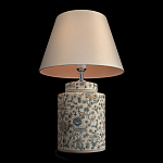 Настольная лампа цилиндрическая с цветочной росписью Lamp Flower Painting варинант исполнения - 5 | Loft Concept в Костроме
