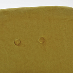 Кресло велюровое горчичного цвета Diaspro Mustard Armchair варинант исполнения - 5 | Loft Concept в Костроме
