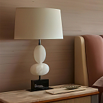 Настольная лампа на фигурном мраморном основании Conundrum варинант исполнения - 4 | Loft Concept в Костроме