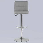 Барный стул с сиденьем серого цвета Honory варинант исполнения - 3 | Loft Concept в Костроме