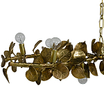 Линейная люстра Brass Eucalyptus Branches Lighting Chandelier варинант исполнения - 2 | Loft Concept в Костроме