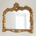 Зеркало настенное в ажурной раме в стиле барокко Ornate Ornaments варинант исполнения - 2 | Loft Concept в Костроме
