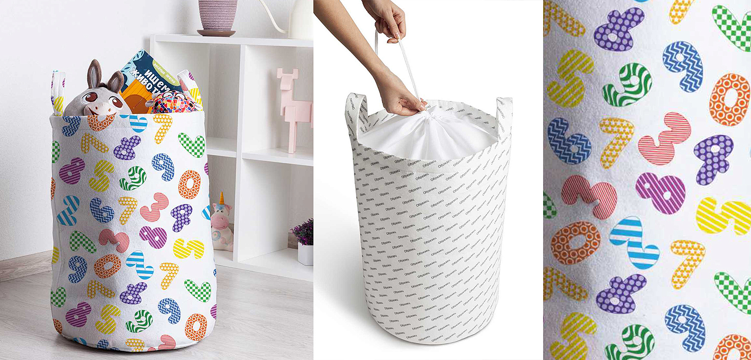 Корзина Colored Numbers Basket Корзина Colored Numbers Basket - Loft-Concept в Костроме