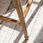 Барный стул из массива бука светло-зеленый с растительным орнаментом Raffael Angel Green Bar stool варинант исполнения - 5 | Loft Concept в Костроме