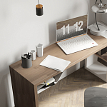 Письменный стол прямоугольный с полочкой под столешницей EcoComb варинант исполнения - 3 | Loft Concept в Костроме