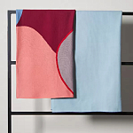 Плед из хлопка с абстрактным принтом Elysian Flow Ember варинант исполнения - 6 | Loft Concept в Костроме