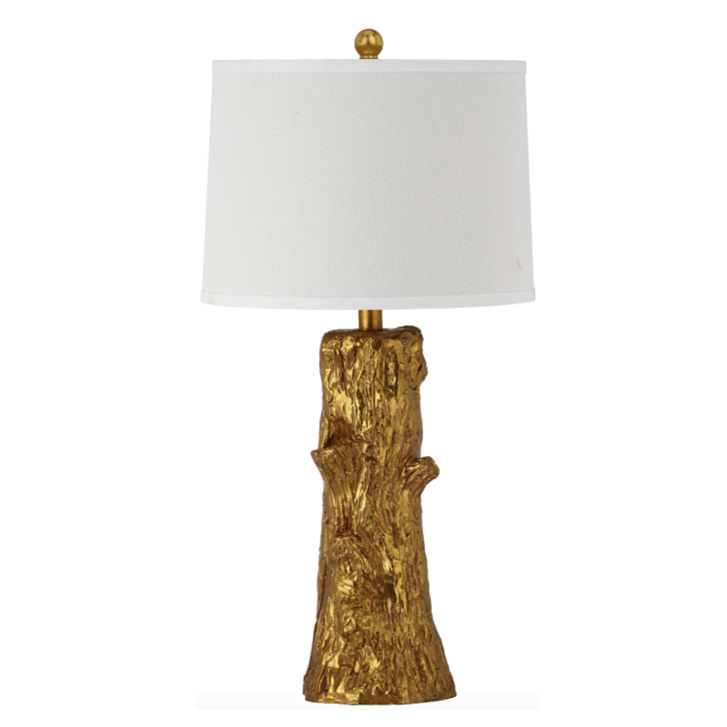 Настольная лампа Gold Stump Глянцевое золото Белый Настольная лампа Gold Stump Глянцевое золото Белый в Костроме | Loft Concept