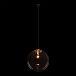 Подвесной светильник со стеклянным прозрачным плафоном в форме шара и золотыми металлическим акцентами 30 ClassiCon варинант исполнения - 3 | Loft Concept в Костроме