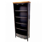 Стеллаж книжный из массива березы с 5-ю полками Vintage варинант исполнения - 1 | Loft Concept в Костроме