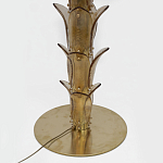 Торшер Glass Decorated Palm Floor Lamp Blue Листья Пальмы  варинант исполнения - 5 | Loft Concept в Костроме