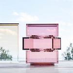 Стол журнальный в форме кубов Acrylic Furniture Lumina Crimson Clarity варинант исполнения - 9 | Loft Concept в Костроме