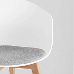 Стул из пластика с мягким сиденьем Eames варинант исполнения - 6 | Loft Concept в Костроме