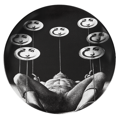 Декоративная тарелка Fornasetti 30.CR.BW.R01-193