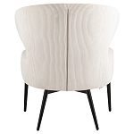 Современное мягкое кресло на металлических ножках Rakush Milk варинант исполнения - 3 | Loft Concept в Костроме