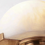 Бра с 2-мя мраморными плафонами на латунном корпусе Light Warm Light варинант исполнения - 2 | Loft Concept в Костроме