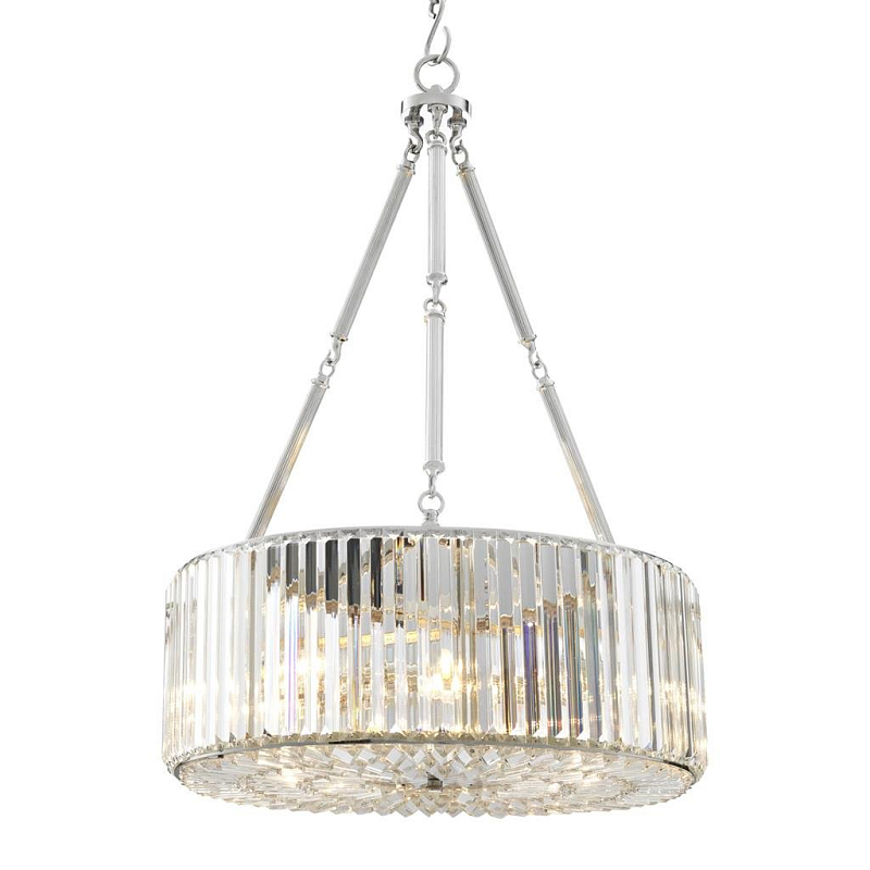 Люстра Chandelier Infinity Nickel Никель Прозрачный (Transparent) Люстра Chandelier Infinity Nickel Никель Прозрачный (Transparent) в Костроме | Loft Concept
