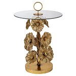 Столик металлический Golden Flower варинант исполнения - 1 | Loft Concept в Костроме