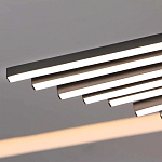 Люстра в виде распахнутых крыльев из тонких металлических планок Flight of Freedom варинант исполнения - 13 | Loft Concept в Костроме