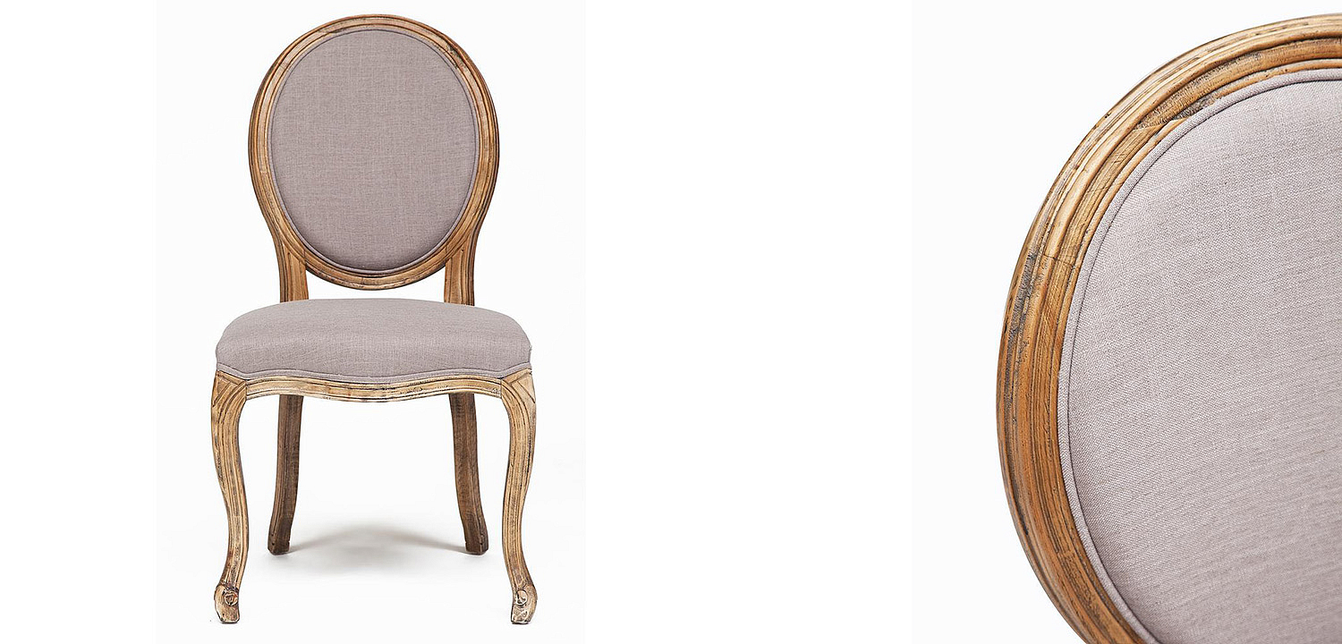 Стул French vintage chair Provence gray Стул French vintage chair Provence gray - Loft-Concept в Костроме