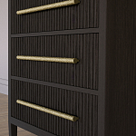 Комод Primo с 3 выдвижными ящиками Темный орех варинант исполнения - 3 | Loft Concept в Костроме